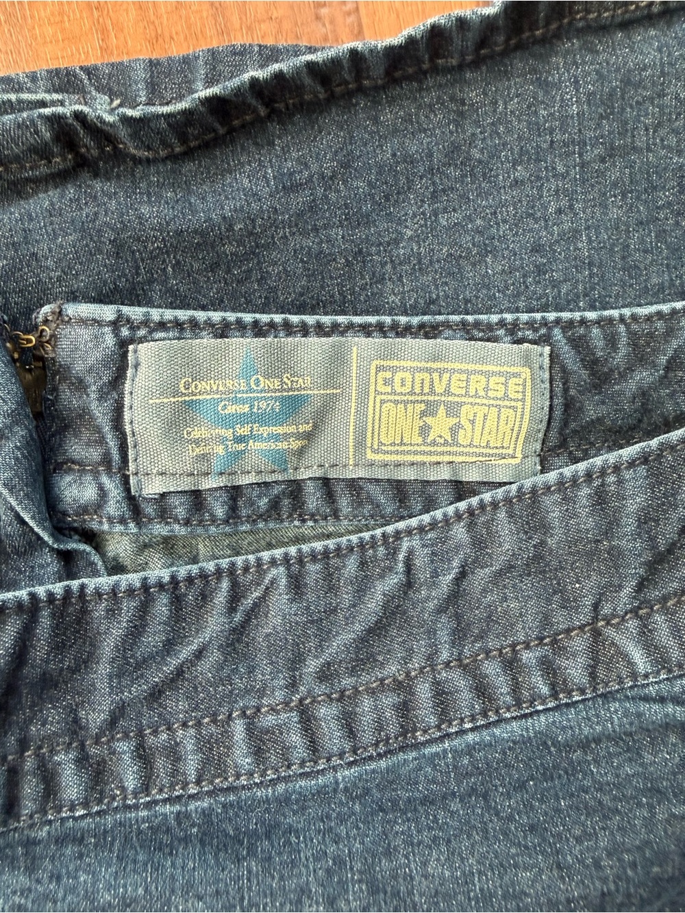 Converse Dark Blue Denim Skirt - Picture 5 of 6